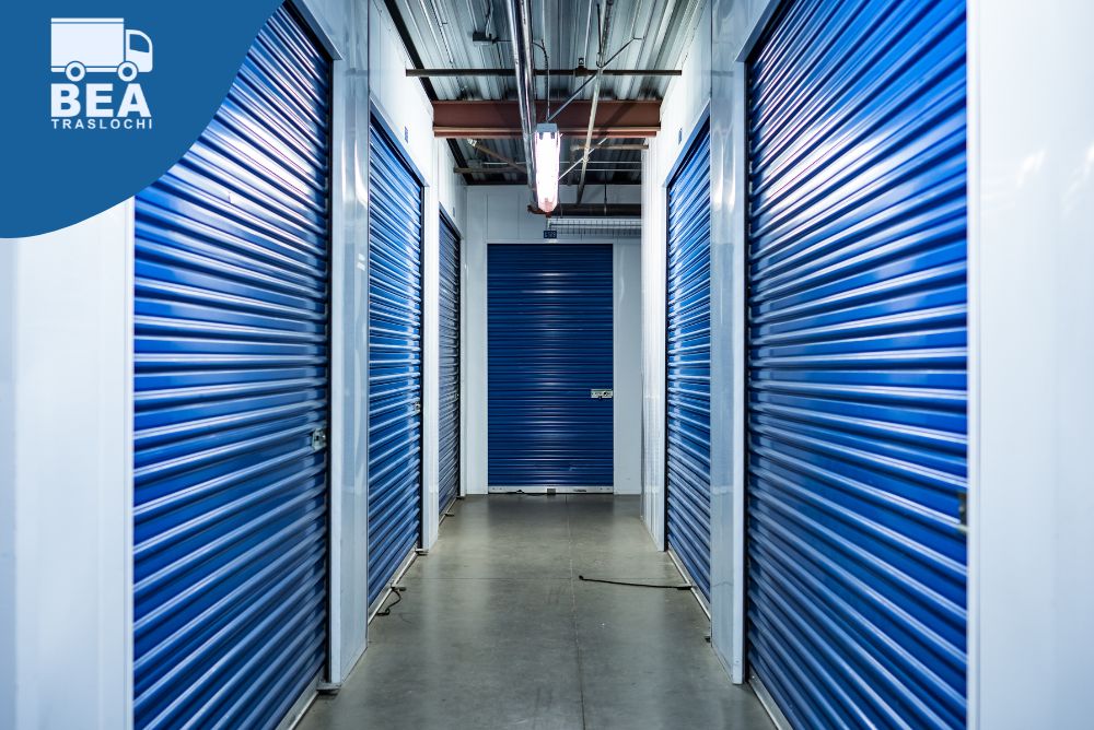 Esempio di garage usati per il trasloco con deposito